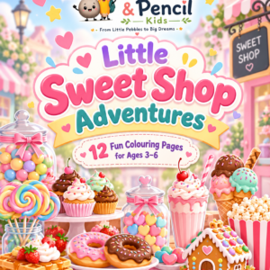 Little Sweet Shop Adventures | Printable Colouring Book for Ages 3–6