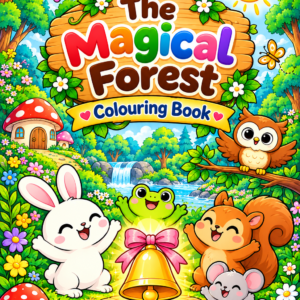 The Magical Forest -The Missing Golden Bell | Story Colouring Book