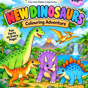 Meet the Dinosaurs | Printable Dinosaur Colouring Book for Ages 3–6